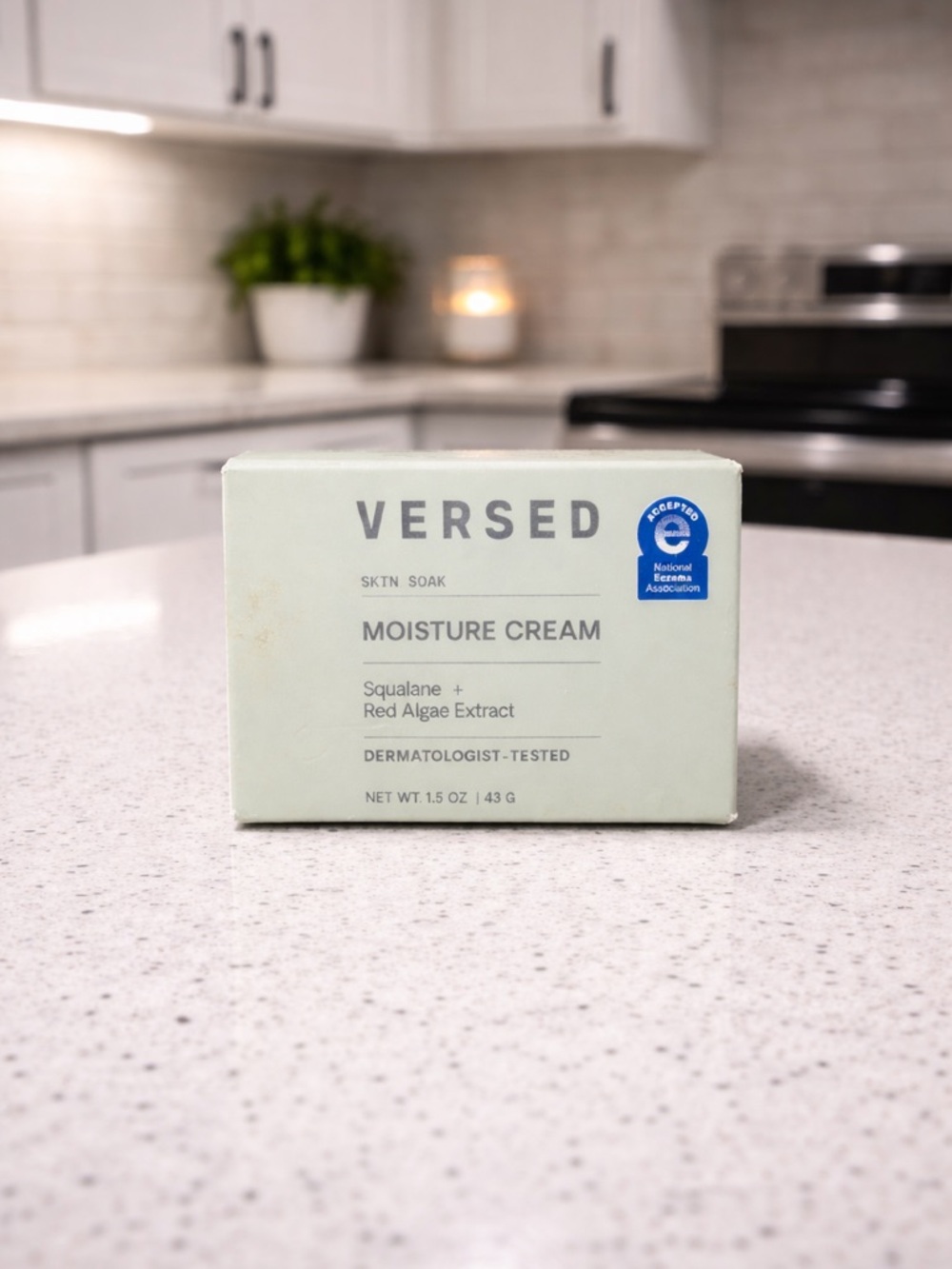 VERSED Skin Soak Moisture Cream 1.5 oz Squalane + Red Algae Hydrating Face Cream